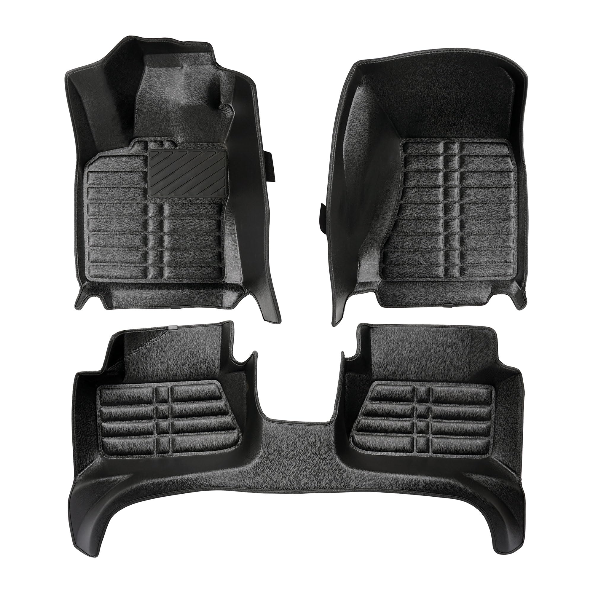 Juego de Alfombrillas para Coche compatibles con Porsche Macan año de construcción a Partir de 2014, 100% compatibles, inodoras, para Todo Tipo de climas, Alfombrillas de TPE 5D