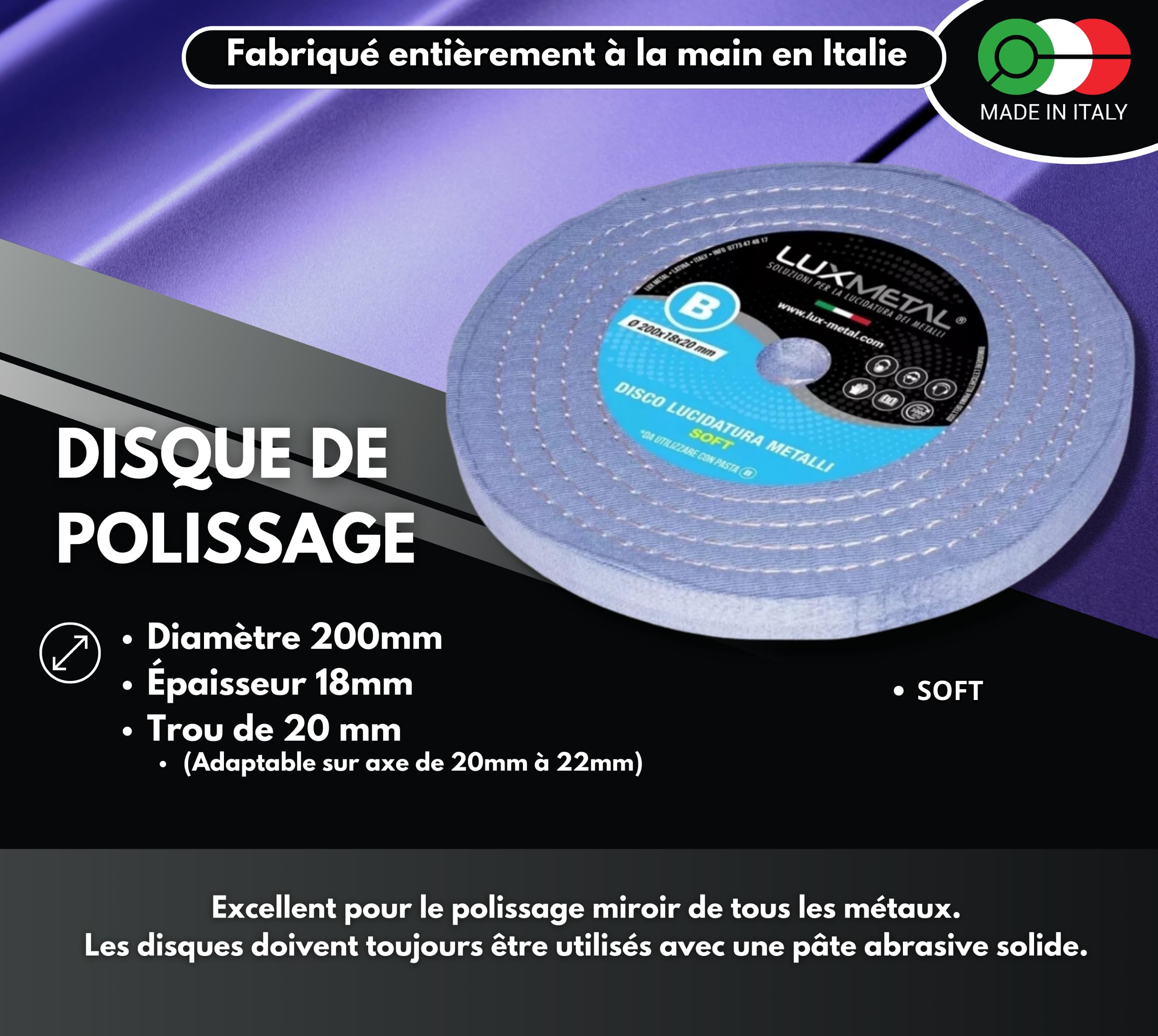 Roue De Mesure Pour Aluminium à Moletage En Croix, Circonférence 200 Mm
