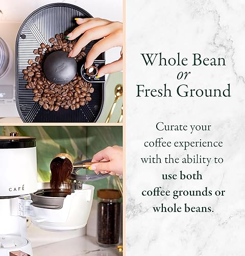 Miniatura 4 de Café Cafetera especial para moler y preparar, opción de una sola porción, jarra térmica de 10 tazas, tecnología habilitada para WiFi, esenciales de