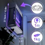 Duronic FK2X4 Elektryczna lampa owadobójcza UV 8W pułapka na muchy | Lampa na muchy, komary, ćmy i muszki owocówki, wyjm