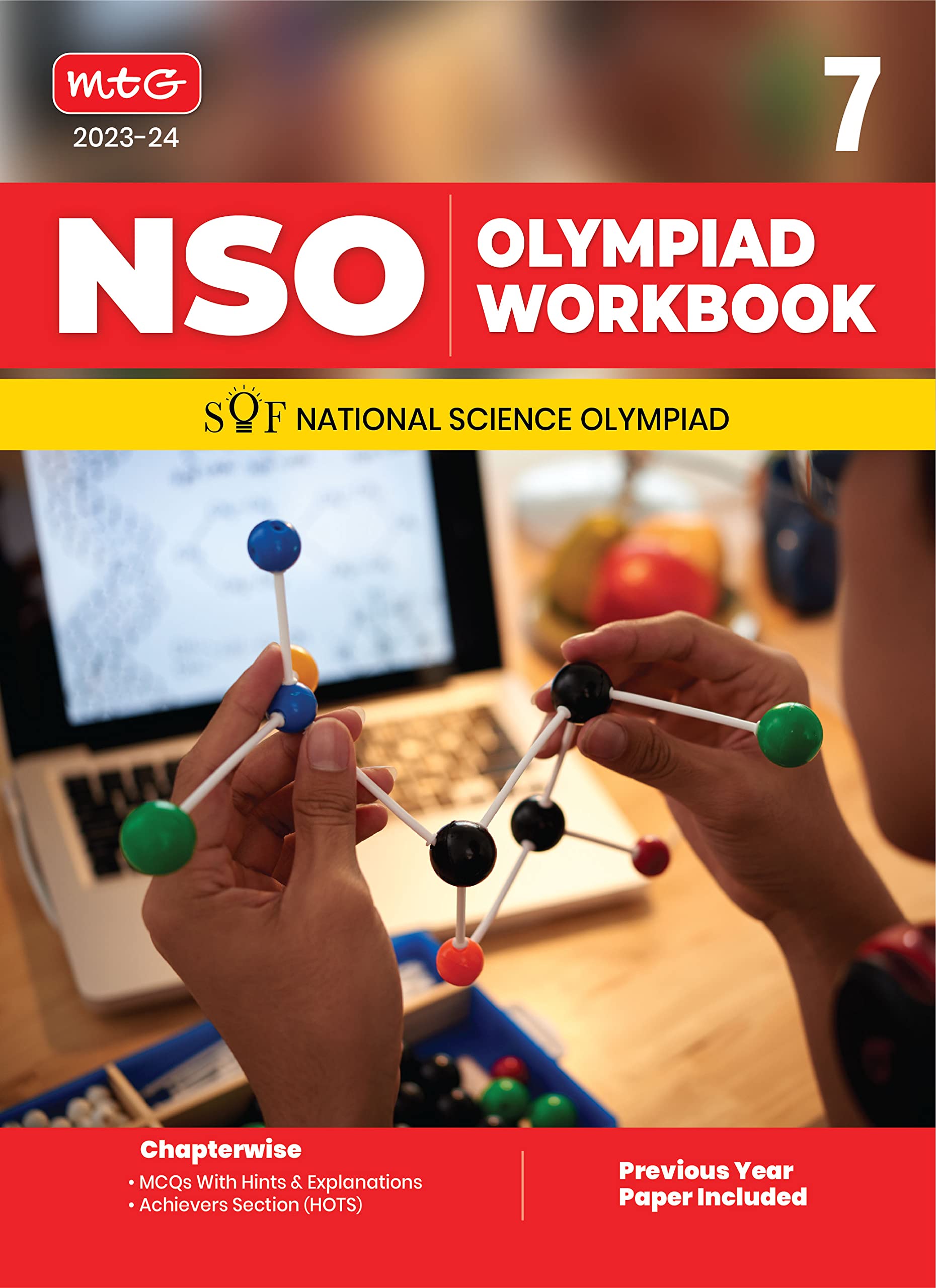 MTG National Science Olympiad (NSO) Workbook for Class 7 - Quick Recap, MCQs, Previous Years Solved Paper and Achievers Section - SOF Olympiad Preparation Books For 2023-2024 Exam