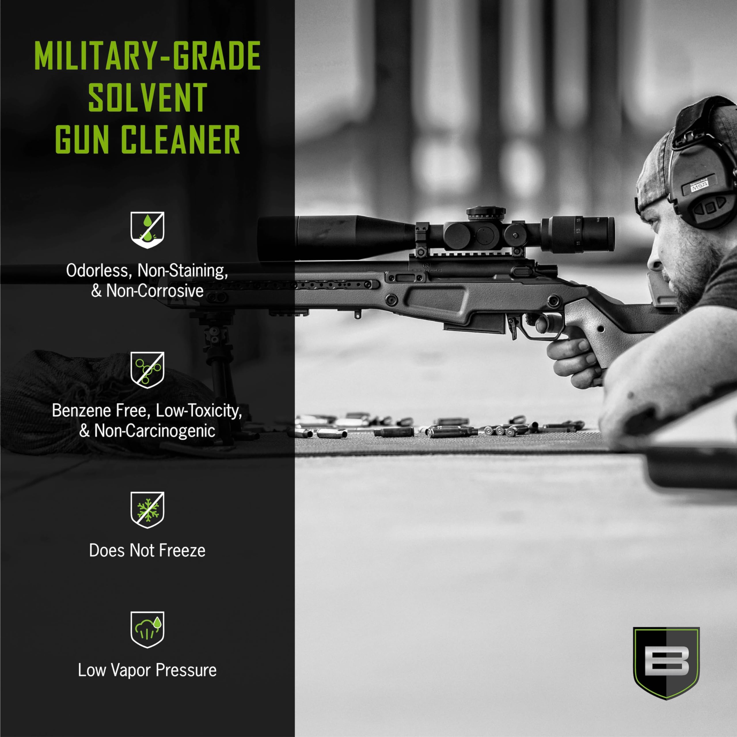 Breakthrough Advanced Firearm Cleaning Technology Military-Grade Solvent Can, 32-Ounce by