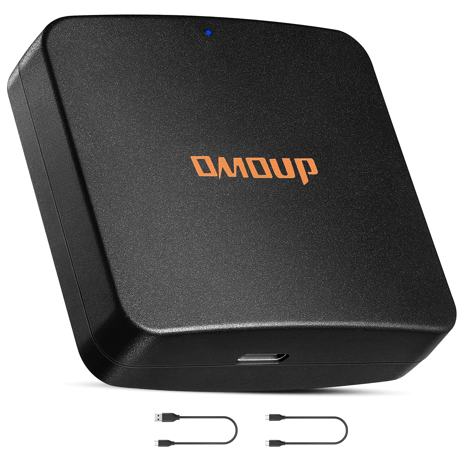 OMOUPCarPlay Wireless Adapter 2023 Upgrade Apple Plug & Play Wireless CarPlay Dongle Converts Wired to Wireless for All Factory Wired CarPlay Auto Connect Fit for Cars from 2015 & iPhone iOS 10+