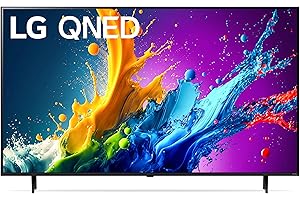 LG 65-Inch 4K Smart TV with QNED80T Processor and Magic Remote