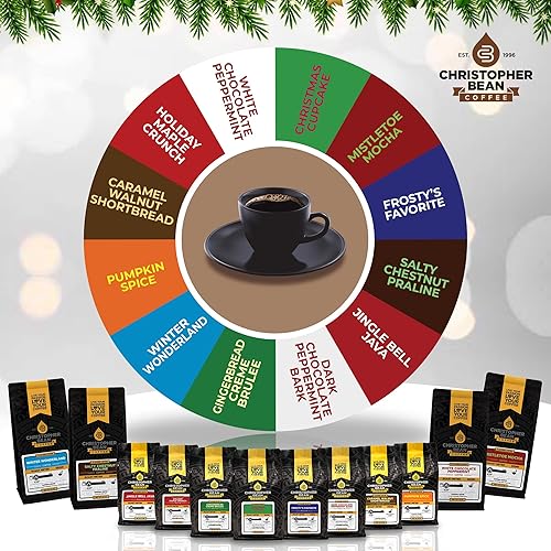 Miniatura 7 de Christopher Bean - Café molido con sabor regular, sin azúcar, sin lácteos, sin grasa, café molido arábica con sabor a OMG, café molido tostado