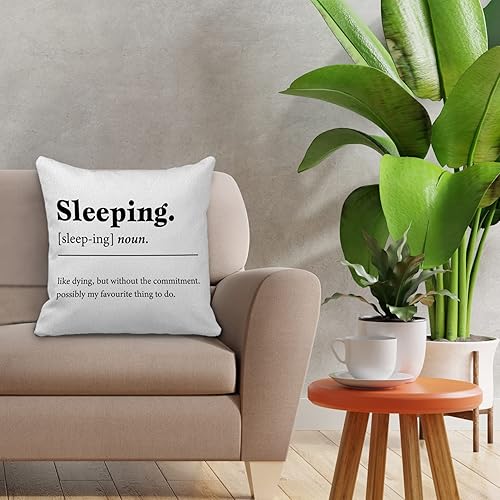 Miniatura 2 de Funda de almohada decorativa de 18 x 18 pulgadas, decoración de cama para el hogar, dormitorio, dormitorio universitario, regalos de inauguración de
