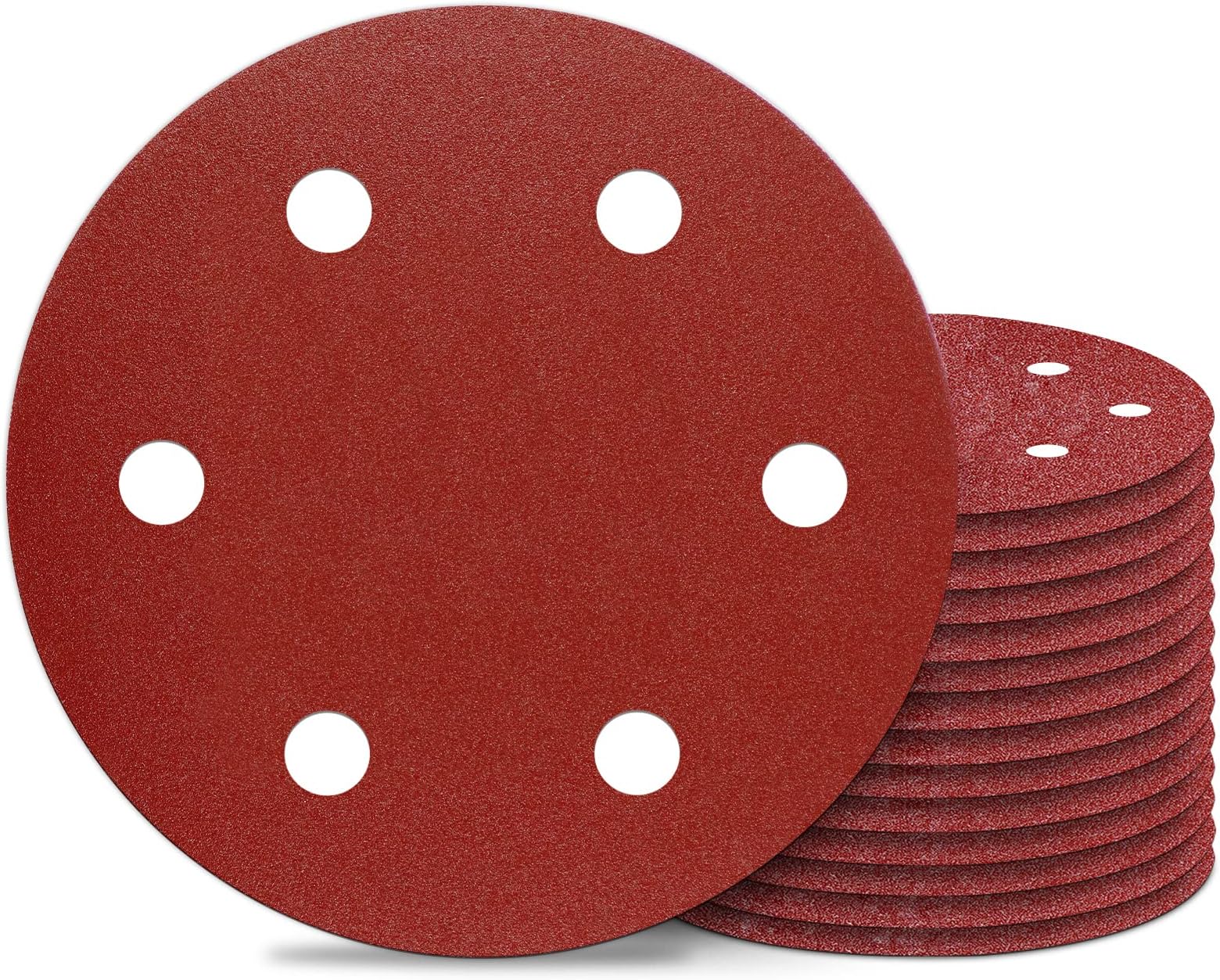 Awutzut 9 Inch 6 Hole Sanding Discs 150 Grit Hook and Loop for Drywall Sander 15PCS