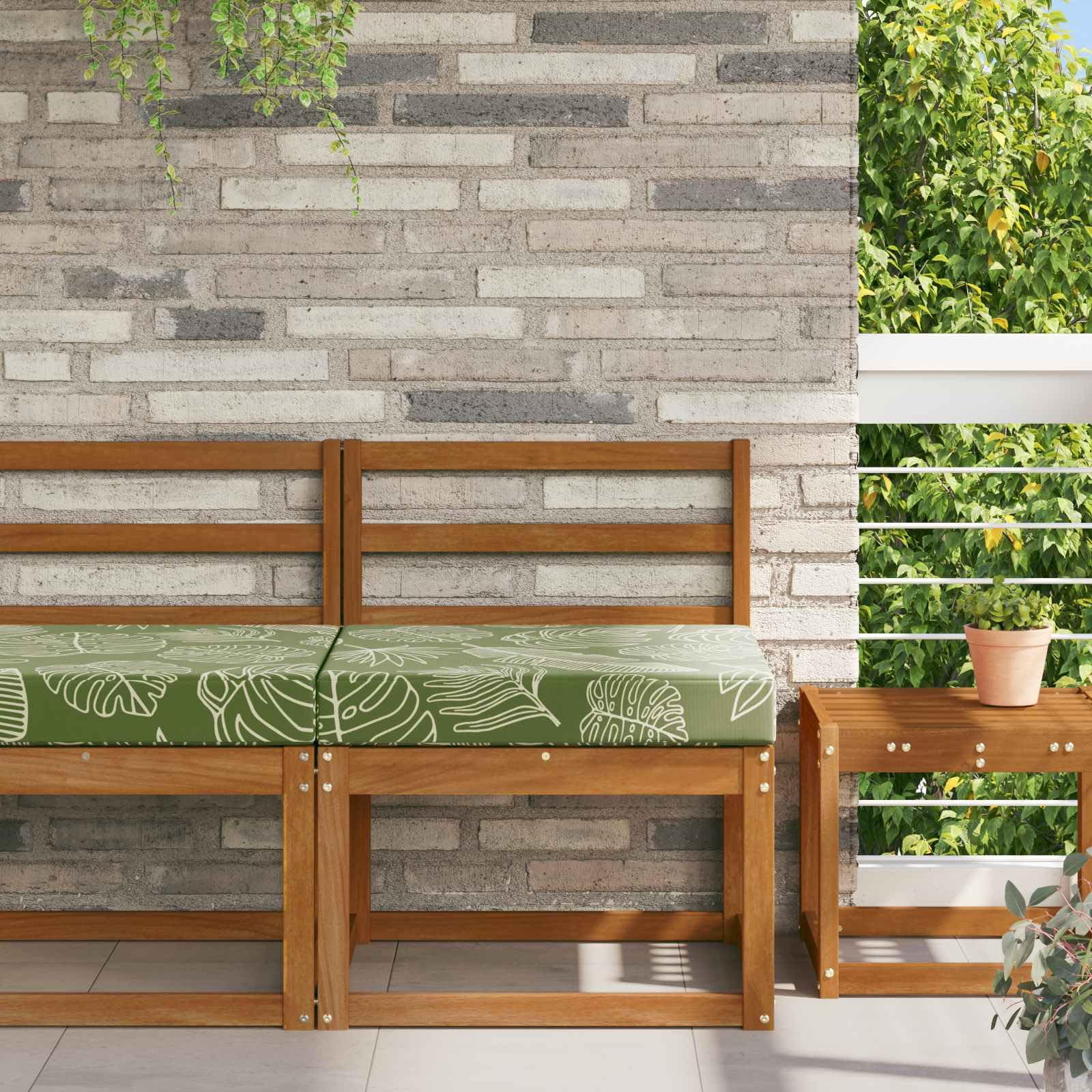 Coussin de canapé d'extérieur lavable grand format pour chaise de jardin