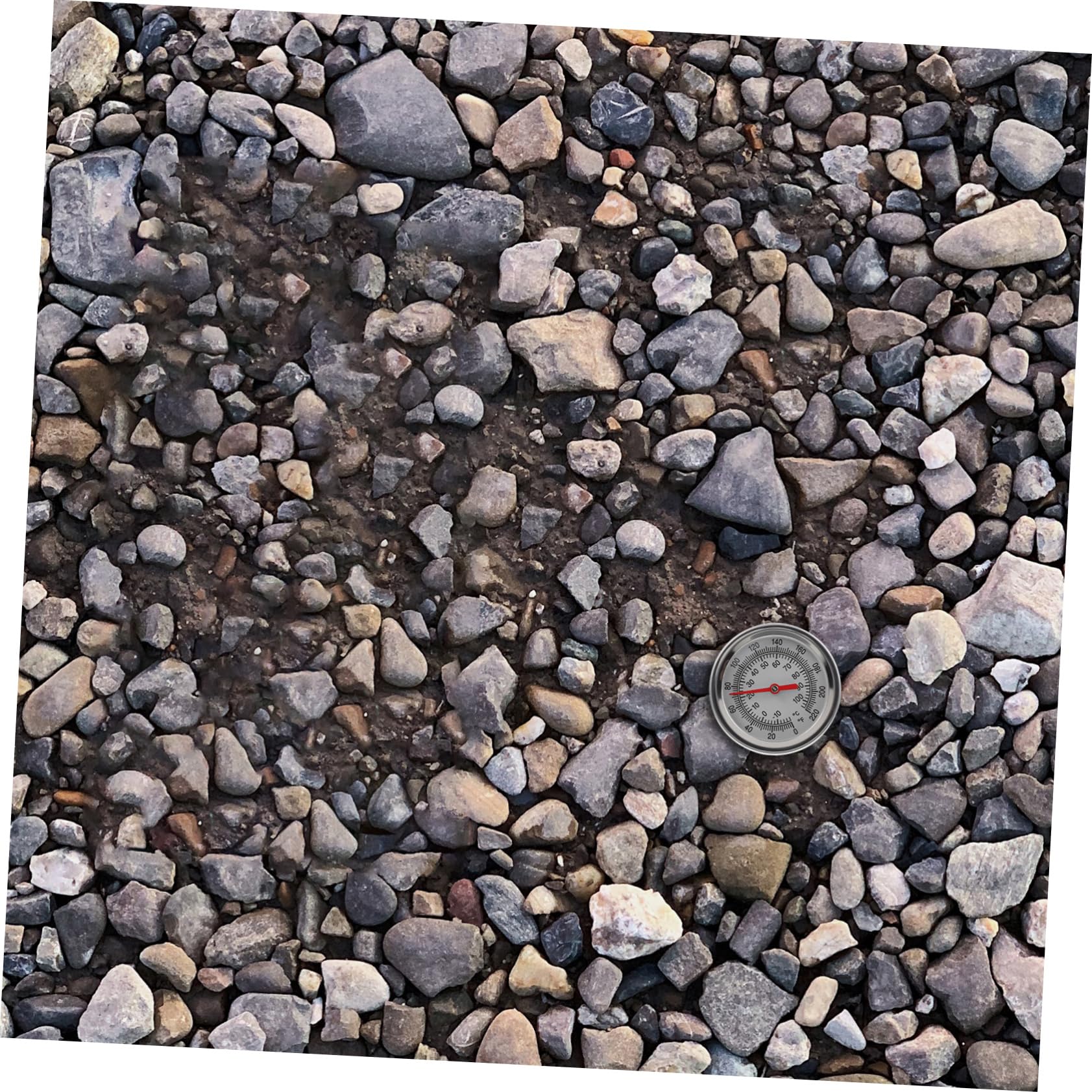 Sosoport 3pièces Thermomètre à Sol Acier Inoxydable avec Longue pour Mesurer La Température du Compost Et du Jardin Outil De Jardinage Précis Et