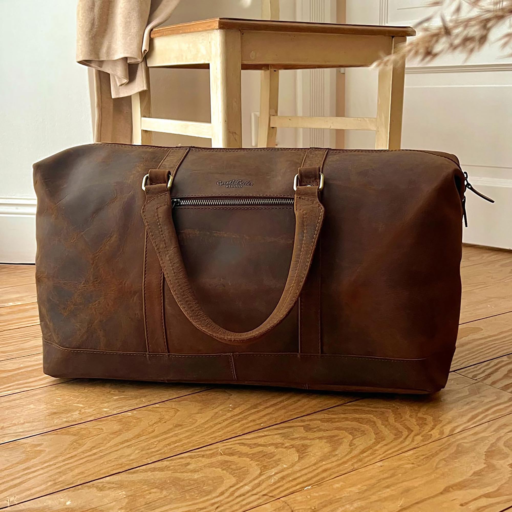 Bolso de Viaje Gusti - Ruben 36 litros Equipaje de Mano Bolsa de Viaje Maleta marrón Oscuro