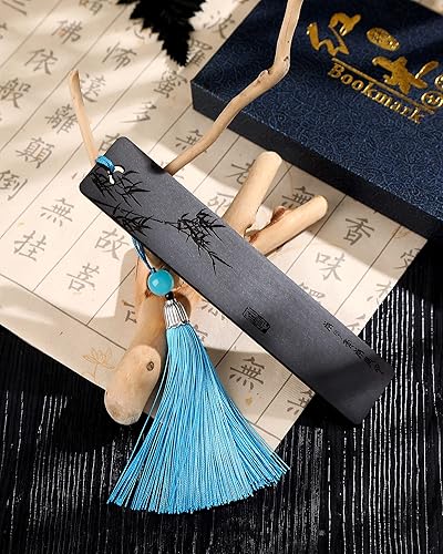 Miniatura 4 de Marcadores de madera hechos a mano, proceso de tallado, madera natural. Regalos ideales para mujeres, hombres, amigos, niñas, profesores, regalo de