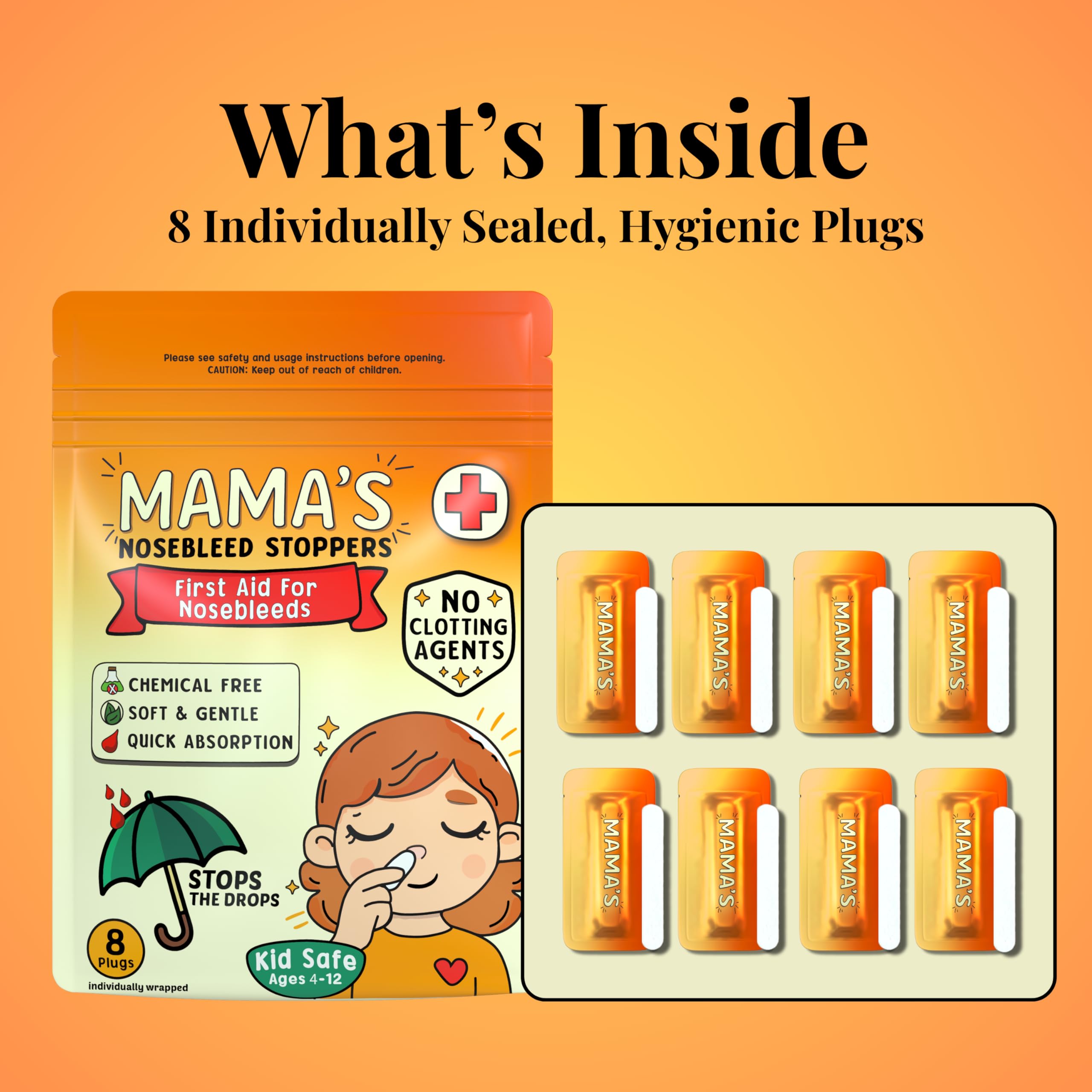 Amazon.com: Mama's Club Nosebleed Stoppers – Soft Nose Plugs for
