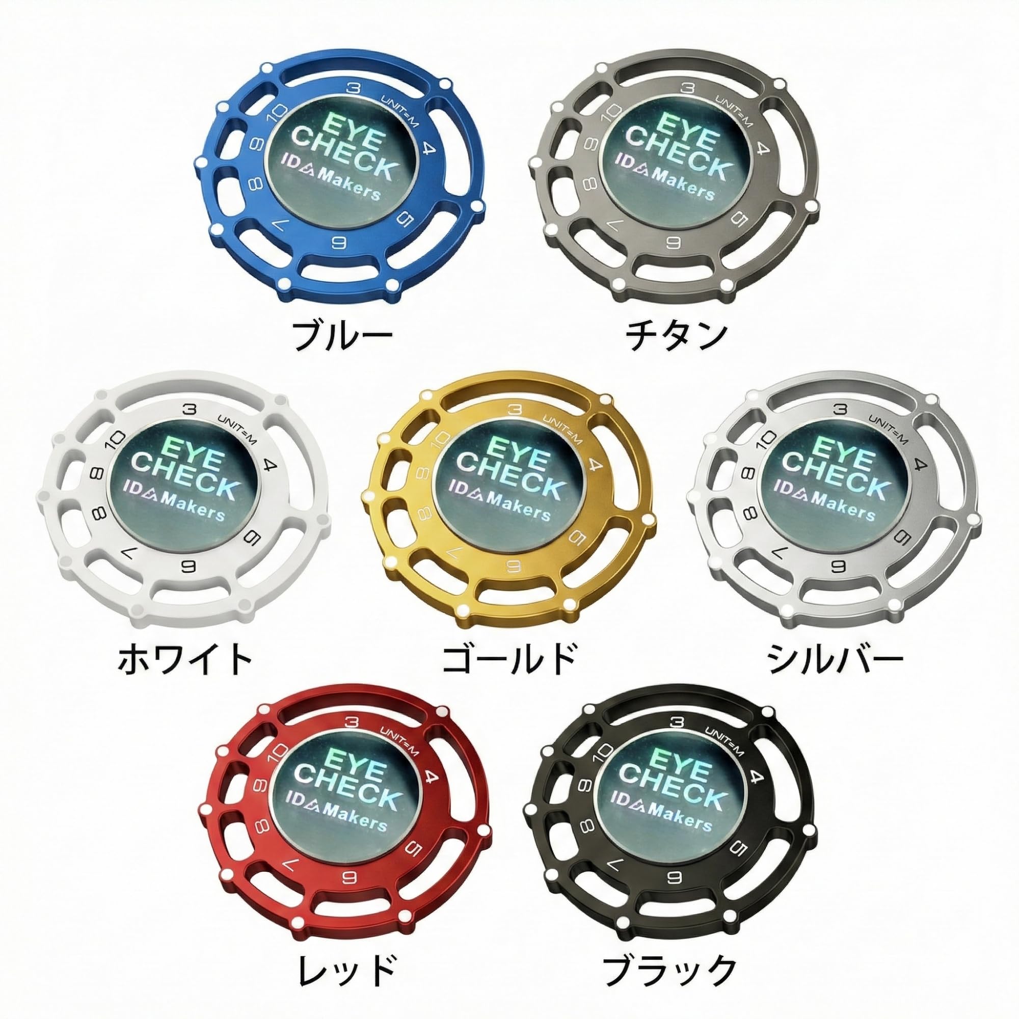 ユピテルスイング練習機＆未使用eyecheckパター距離測定ゴルフマーカーセット Amazon | EYE CHECK (アイチェック) ゴルフ ボールマーカー パター