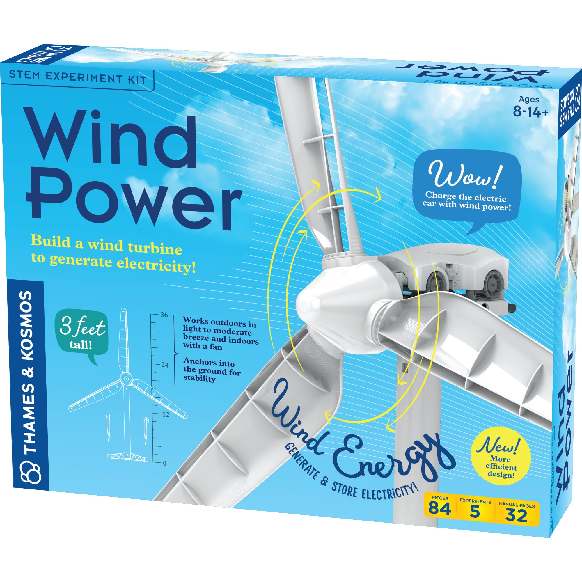 Amazon.com: Thames & Kosmos Wind Power V5.0 STEM Experiment Kit