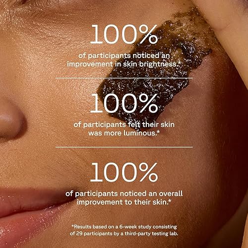 Miniatura 3 de Acure Exfoliante facial iluminador 4 onzas líquidas todo tipo de piel algas marinas y arcilla verde francesa suaviza desintoxica y limpia