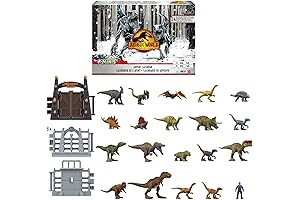 Mattel Jurassic World Dominion 2023, Animal Holiday Advent Calendar Countdown to Christmas
