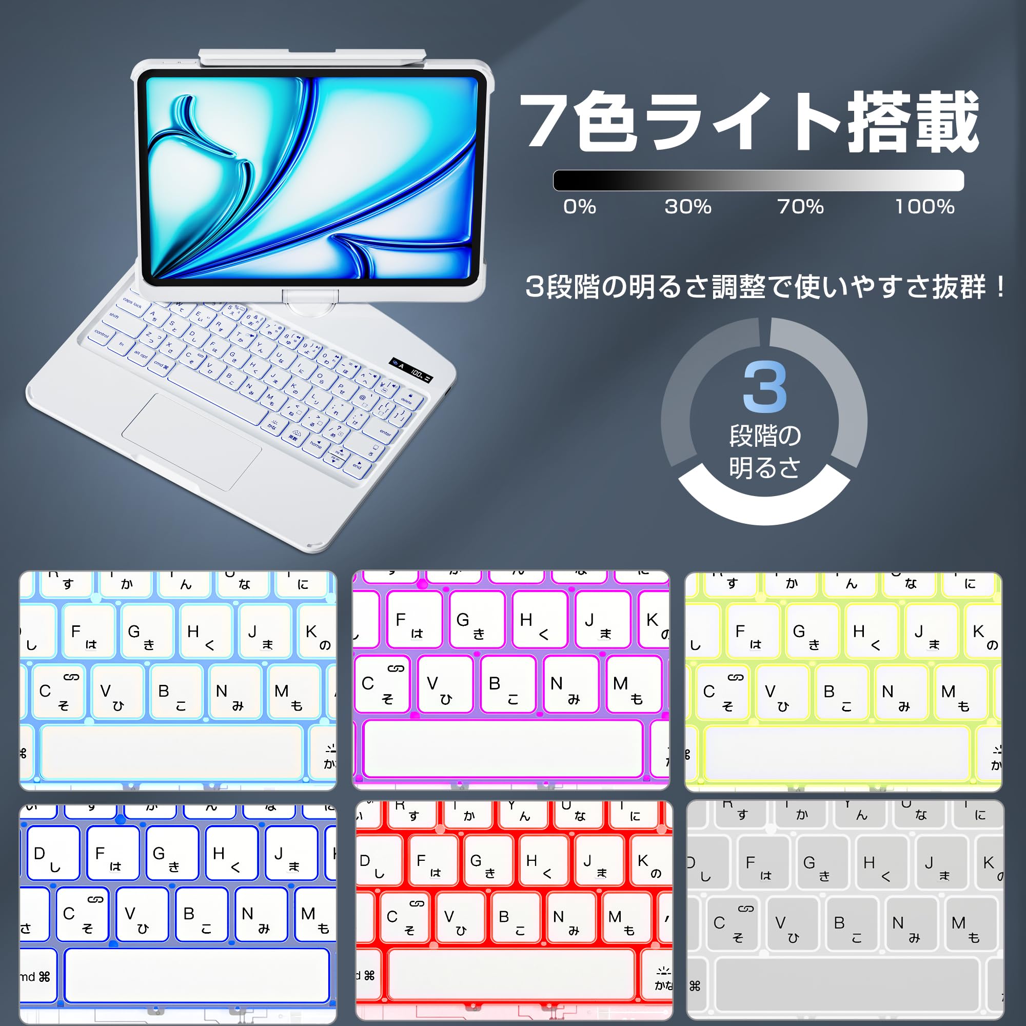 Amazon.co.jp: Sencela iPad用キーボード付きケース iPad11th(A16