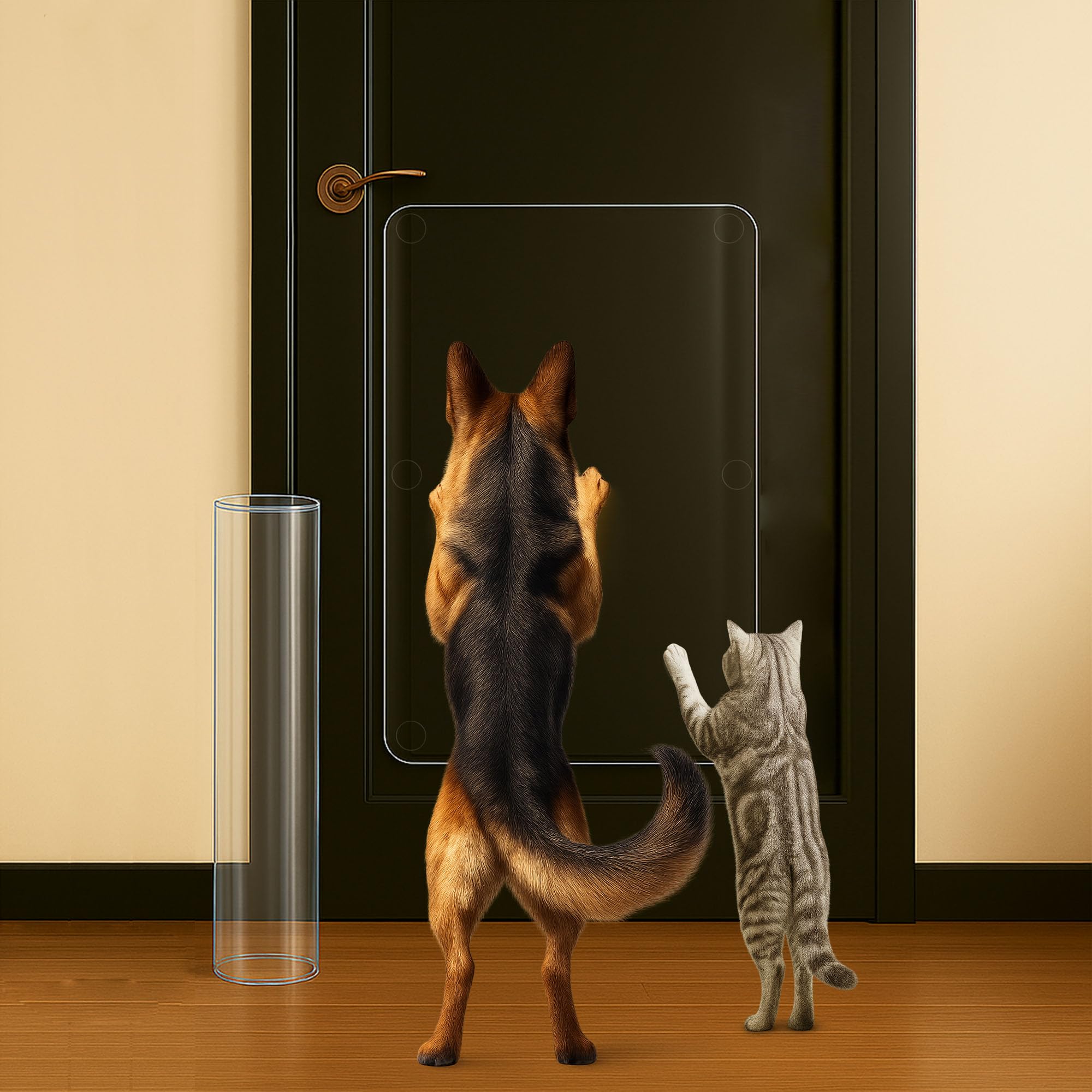 Lupvar Clear PVC Door Protector