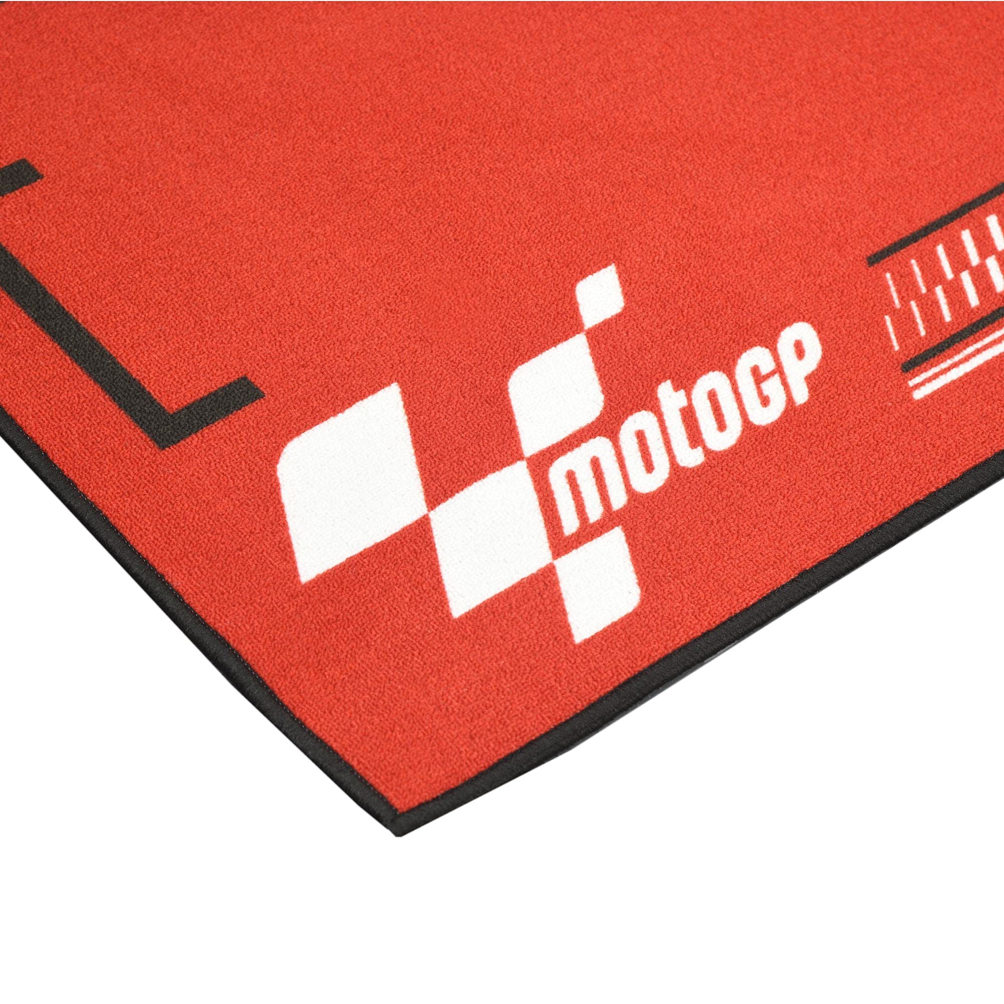 BIKETEK Tapis environnemental Garage Mat motoGP Rouge Blanc Noir pour Moto Neuf