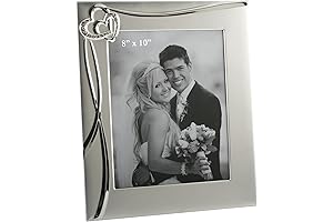 3D Waves and Two Hearts Picture Frame for Wedding Photos: A Unique Keepsake