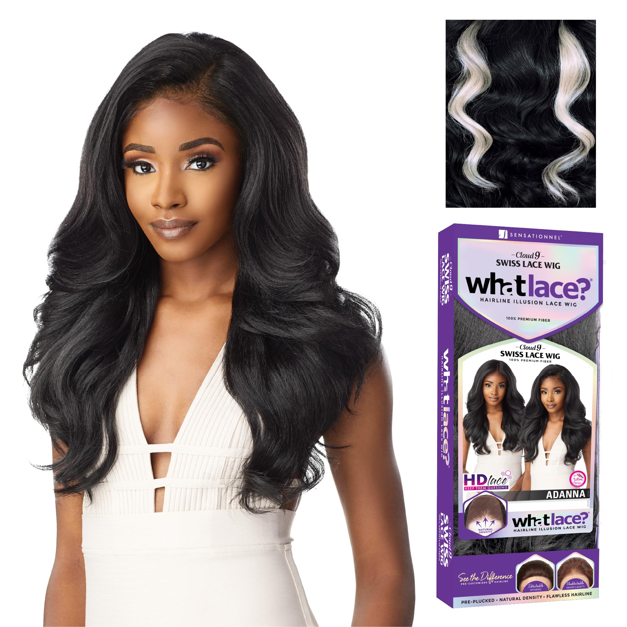 ハナまゆげ Amazon.com : Sensationnel What Lace 13X6 Wigs - Adanna Lacefrontal