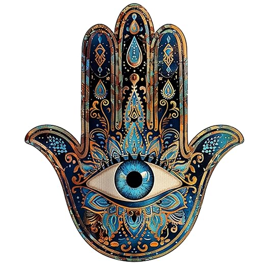 6 sheets Temporary Tattoos Eye Hamsa Hand Symbol Hand Fatima Sign for Men Temporary tattoo for Women Neck Arm Chest for Woman