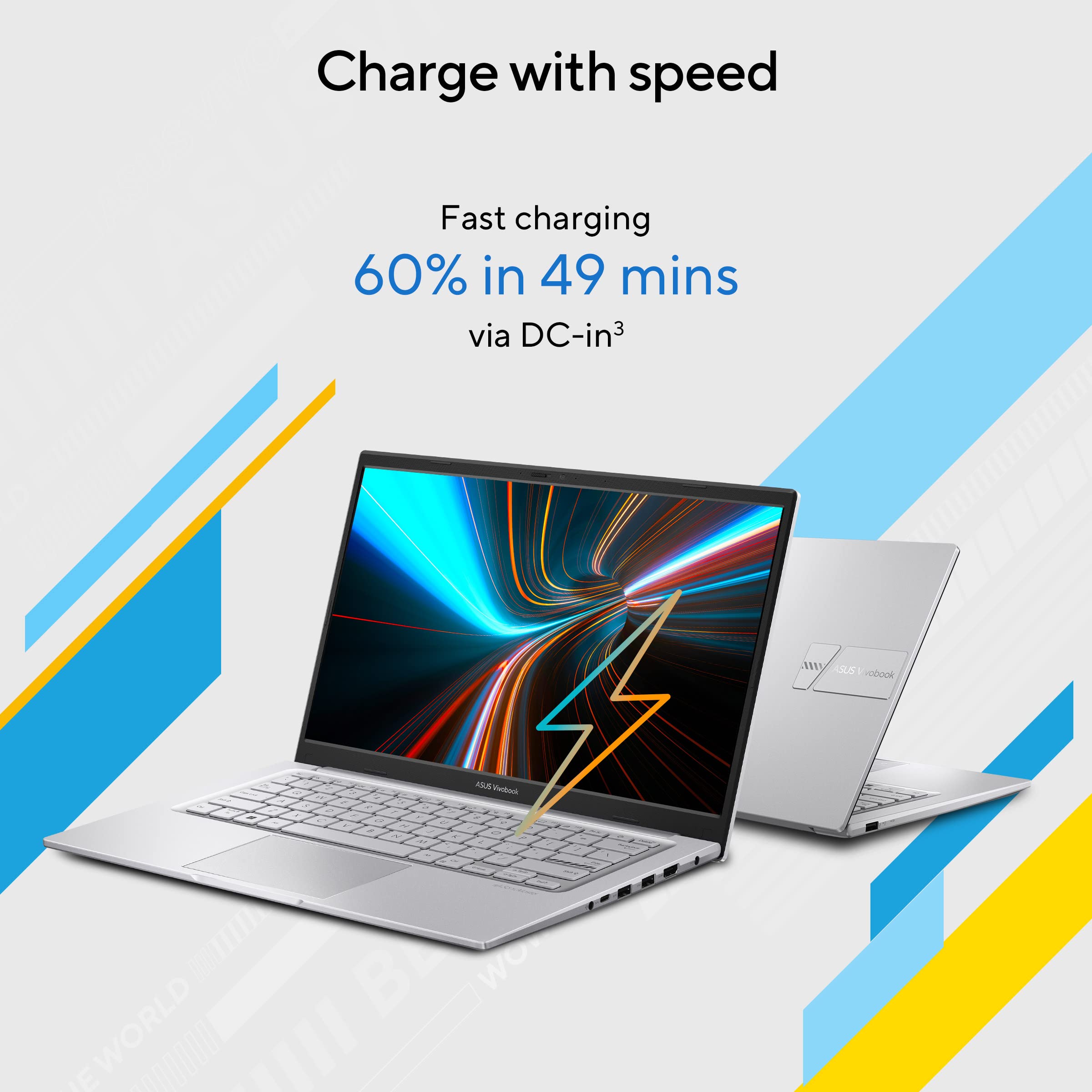 ASUS Vivobook 14, (i5 14th Gen) Intel Core 5 120U, Thin & Light Laptop(16GB RAM/512GB SSD/FHD/14/60Hz/Fingerprint Reader/M365 Basic (1Year)*/Office Home 2024/Cool Silver/1.4 Kg) X1404VAP-EB1541WS — Amazon image 10