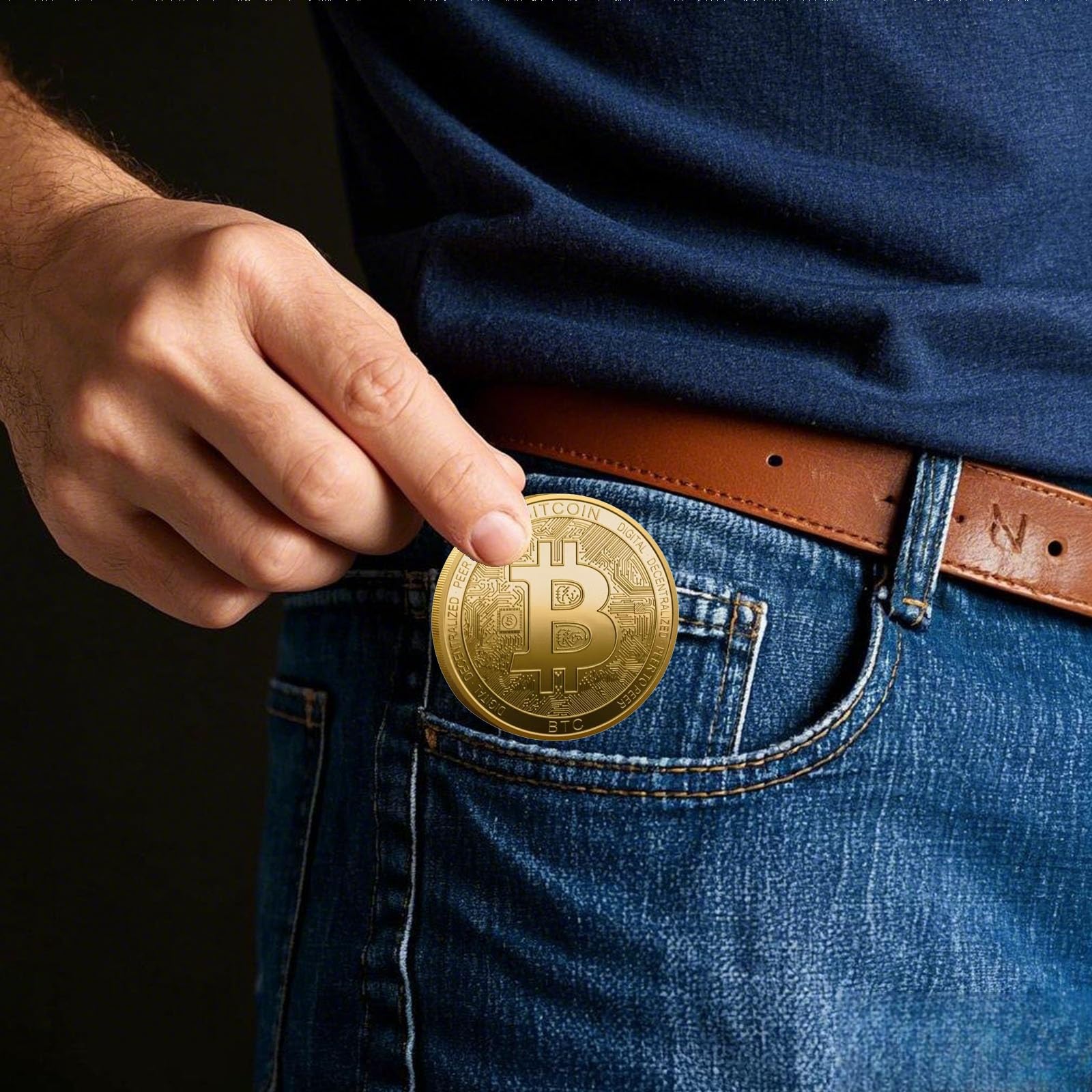 Bitcoin Coin Souvenir Gold Plated with Protective Case Physical Collectible  for Decoration Commemoration Gifts Cryptocurrency Token BTC for Bitcoin  Fans (1PCS) : Amazon.com.br: Brinquedos e Jogos