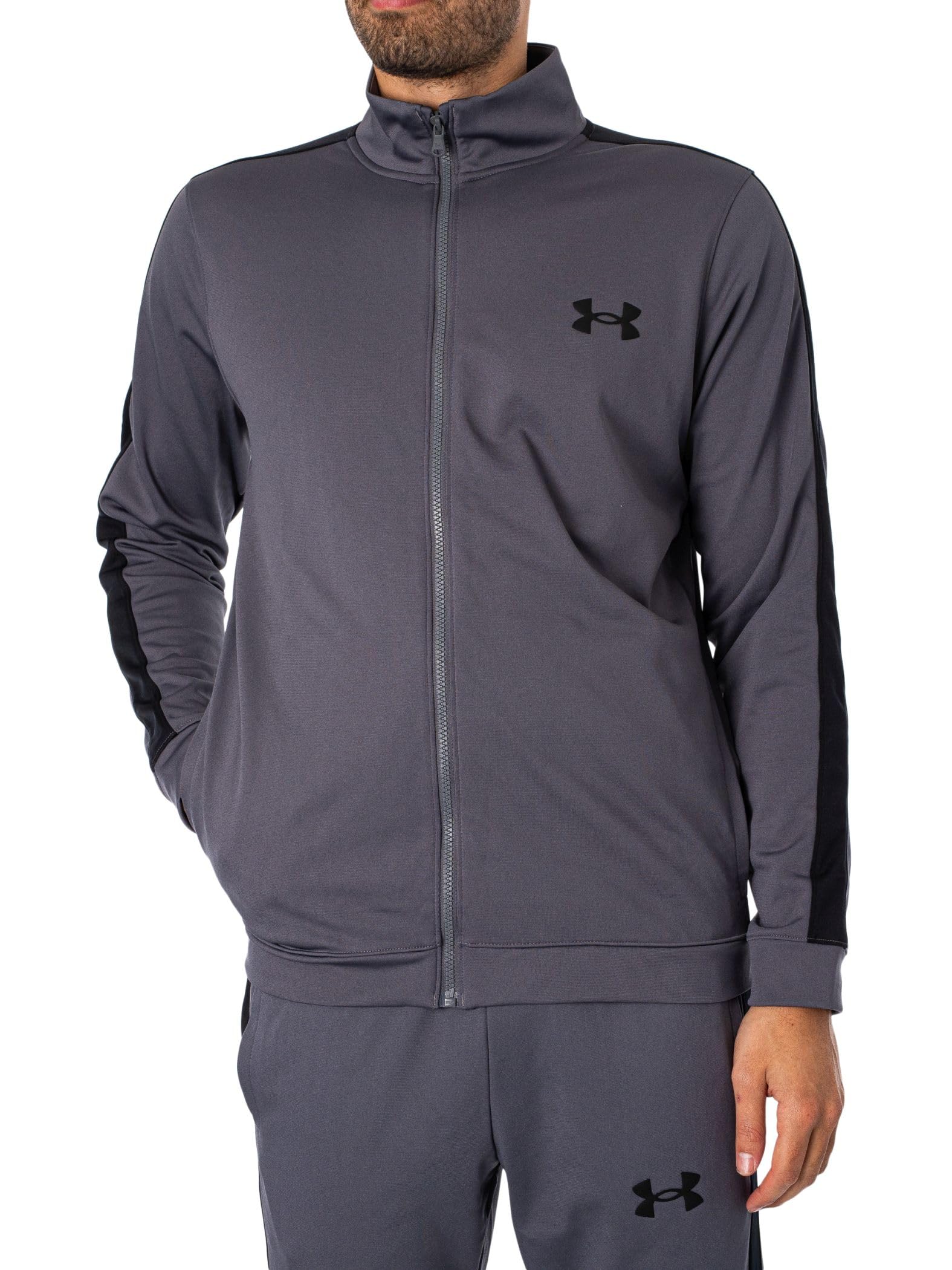 Under Armour Męski Dzianinowy Dres, Pitch Grey/Black