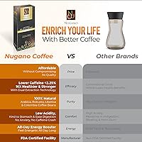 Vista 5 de 30's Nugano Ganoderma Black Coffee Gourmet Reishi Mushroom Cafe Arábica Robusta Café Espresso Cafe