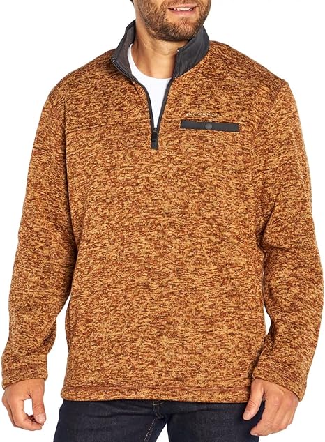 eddie bauer men's radiator quarter button pullover