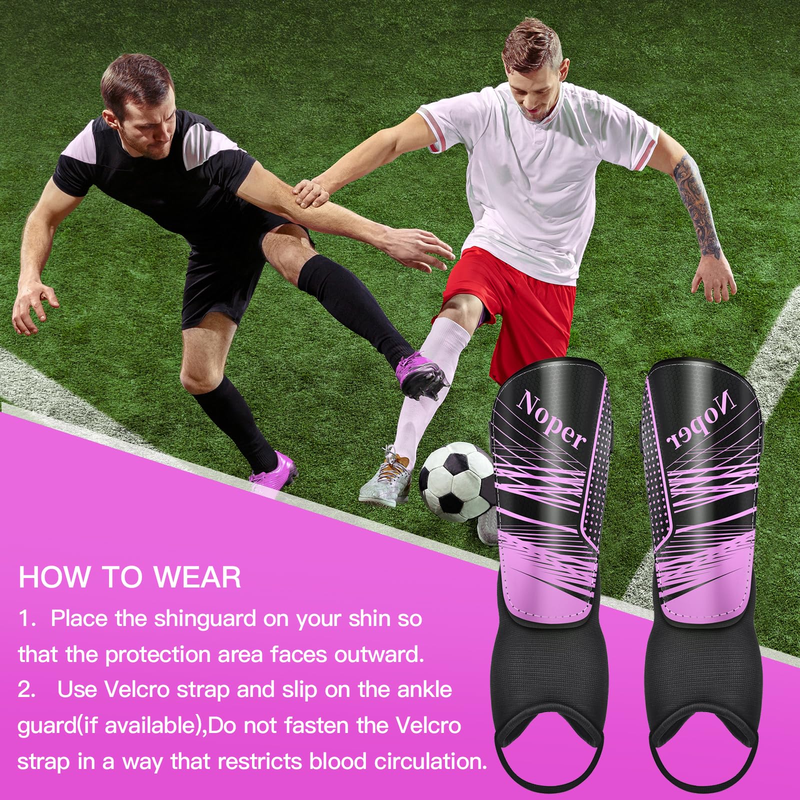 Espinilleras de fútbol para niños, jóvenes, espinilleras y espinilleras para niños y niñas para juegos de fútbol, protección de cojín EVA reduce golpes y lesiones