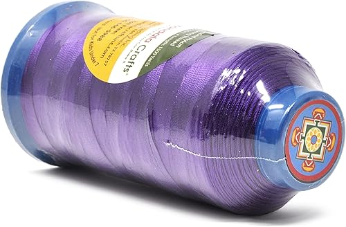 Miniatura 68 de Mandala Crafts Hilos de coser resistentes de nailon consolidado, hilo para tejer jeans de cuero, hilos de tapicería marina al aire libre, Beige