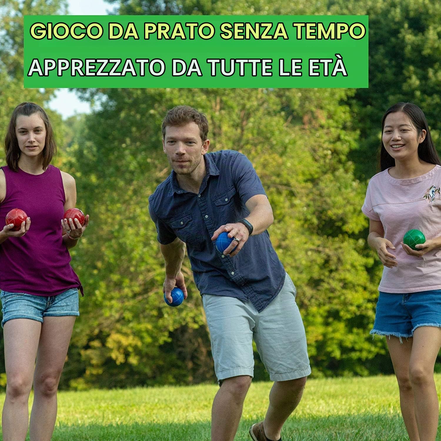 Barcaloo Bocce - Set di palle