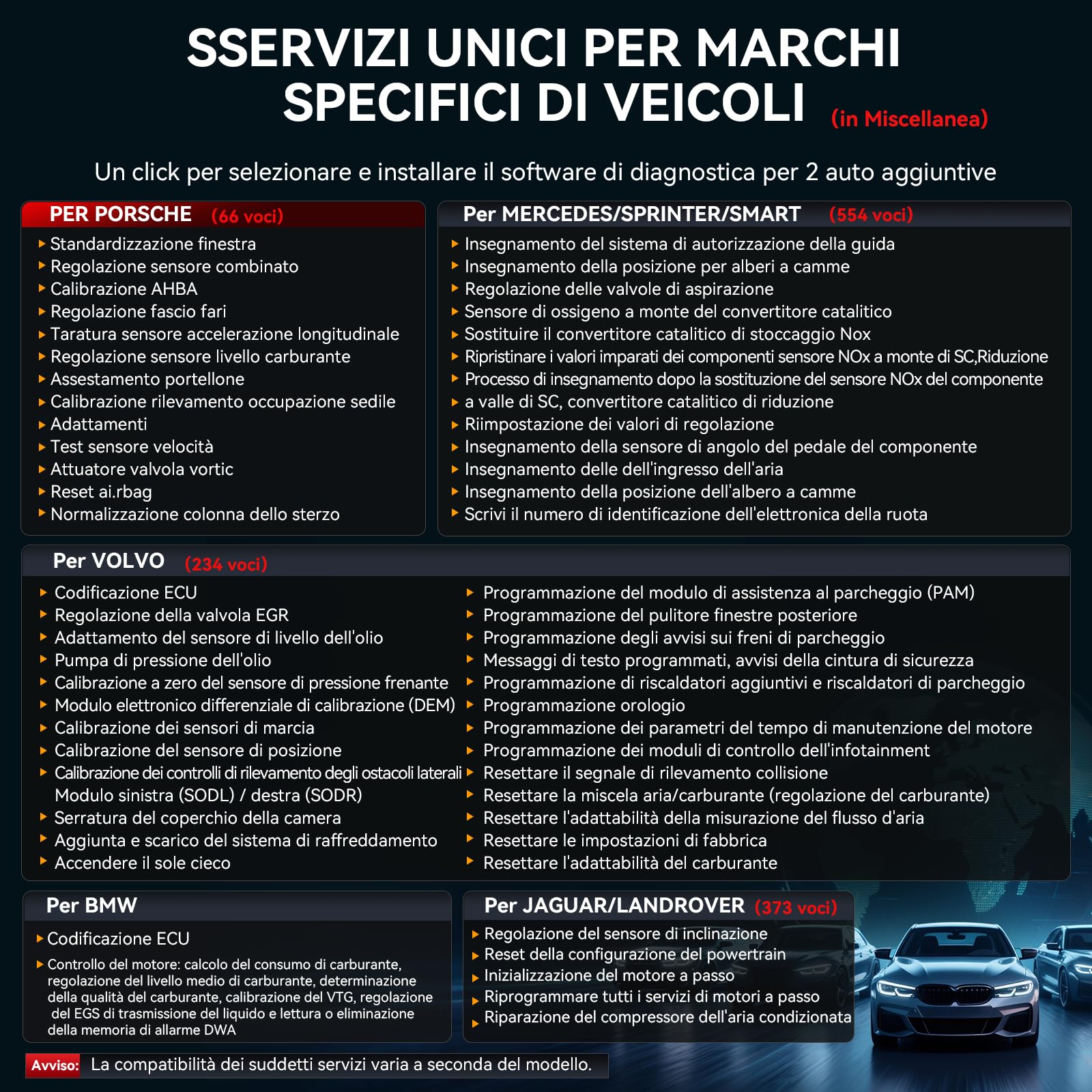 iCarsoft MB V4.0 Strumento di Diagnostica Bidirezionale para Benz/Sprinter//Smart/Maybach+ 2 marchi Auto Aggiuntivi, Scanner OBD2 con 38 Servizi, Test Bidirezionale -Aggiornamenti Gratuiti