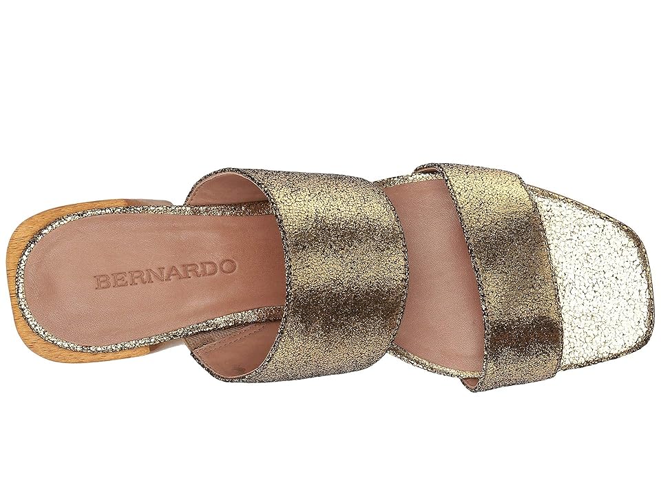 

Bernardo Bri (Gold Crackle Metallic Leather) High Heels