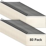 Reginary 80 Pack Canvas Zipper Makeup Bags Bulk Pencil Pouches Blank DIY Craft Canvas Cosmetic Bag Pouch with Zipper for Makeup Cosmetic Toiletry Stationary Storage(Natural and Black Zippers)