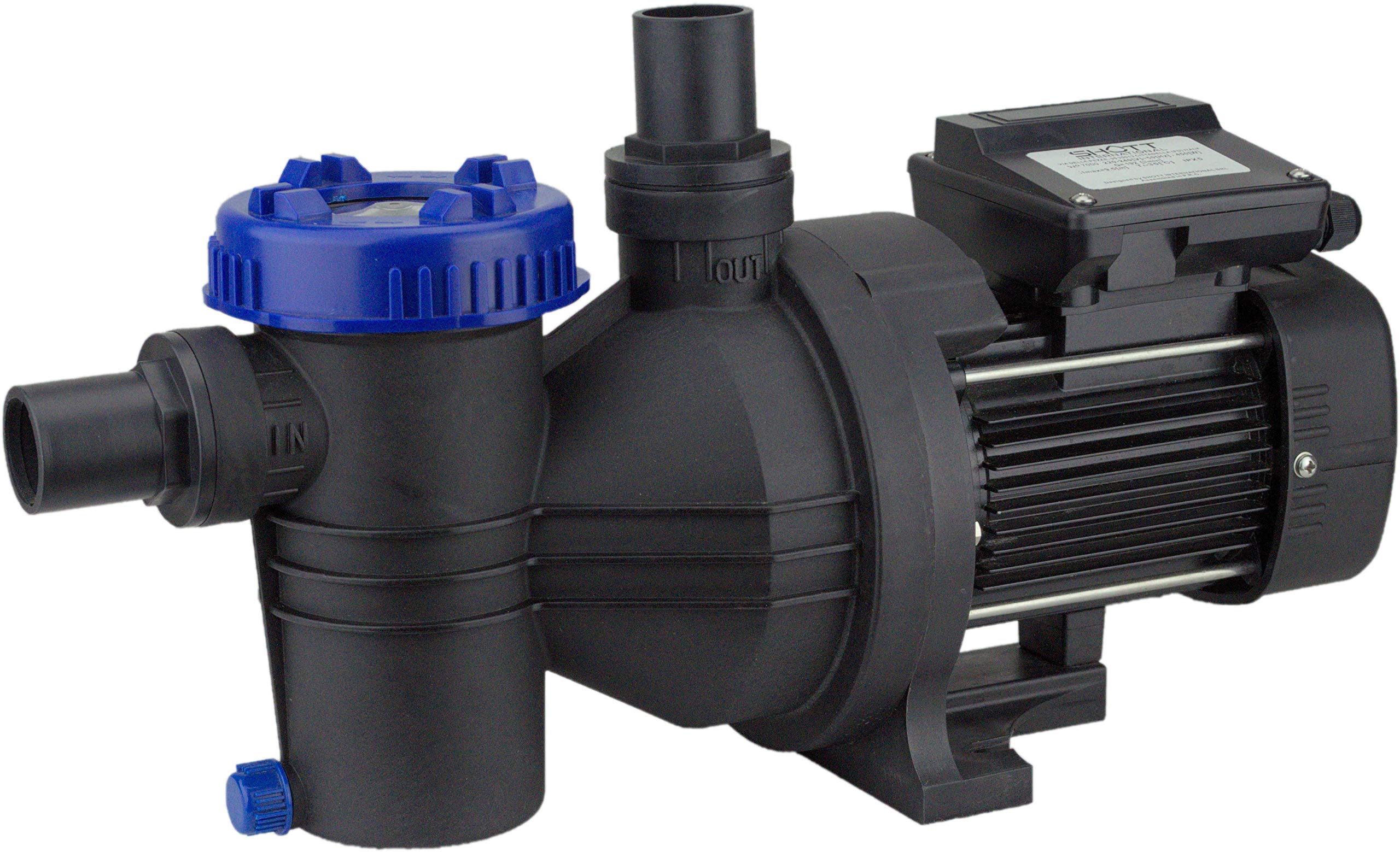 STEINBACH Pompa Filtro WP 8000, autoaspirante, 230 V/450 Watt, Q= 160 l/min, Altezza Massima Pompa 9 m, 041066