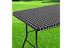 Fitted Flannel Backed Rectangle Vinyl Tablecloth