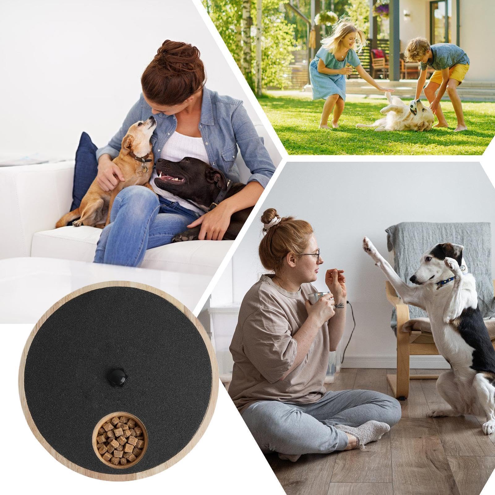 Tagliaunghie per Cani a Rotazione Gadget in legno per arricchimento | Giocattolo per Unghie Cane Adatto per cuccioli, razze piccole e grandi, camera da , balcone,