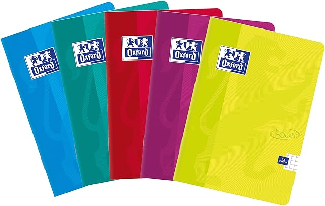 Zeszyt OXFORD Touch A4/60K Linia z Marginesem, Zestaw 5 Sztuk