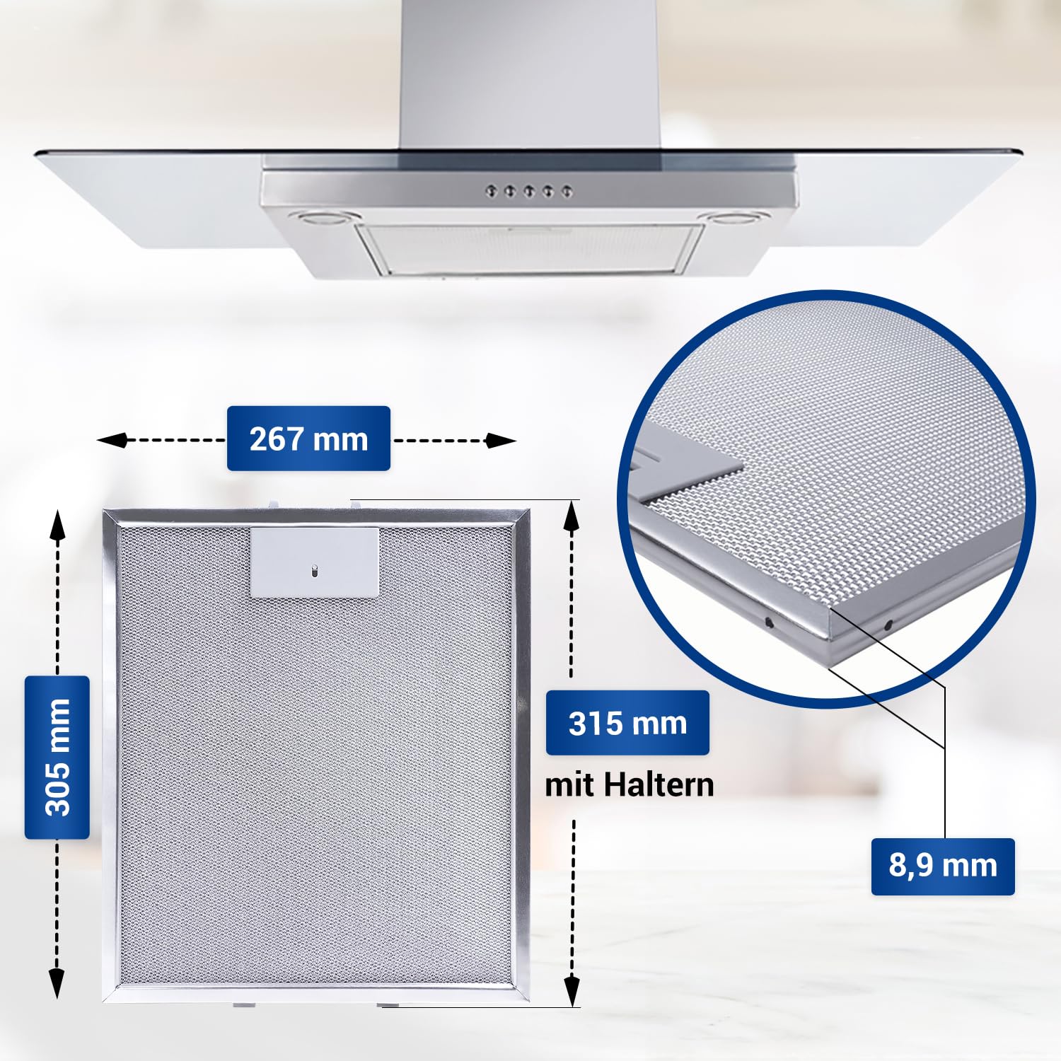 Fettfilter 2Stk wie AEG 405525042/9 für Dunstabzugshaube kaufen