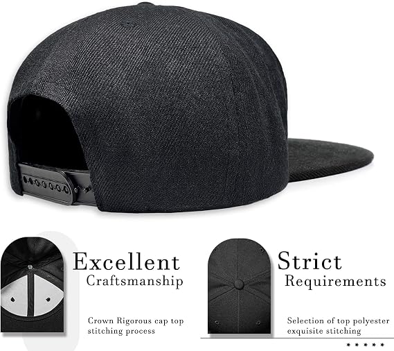 Snapback Hats for Men Fitted Rose Flower Gaming Trucker Dad Flat Bill Hat