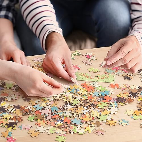 Miniatura 6 de Yellow Cab Games Rompecabezas de 1000 piezas para adultos, juegos de rompecabezas para mayores de 9 años, mide 21.7 x 27.6 pulgadas, rompecabezas