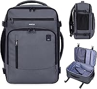 Vista 15 de ECOHUB Mochila de Viaje Mochila de Equipaje de Mano, Negro-3, Mochilas de viaje