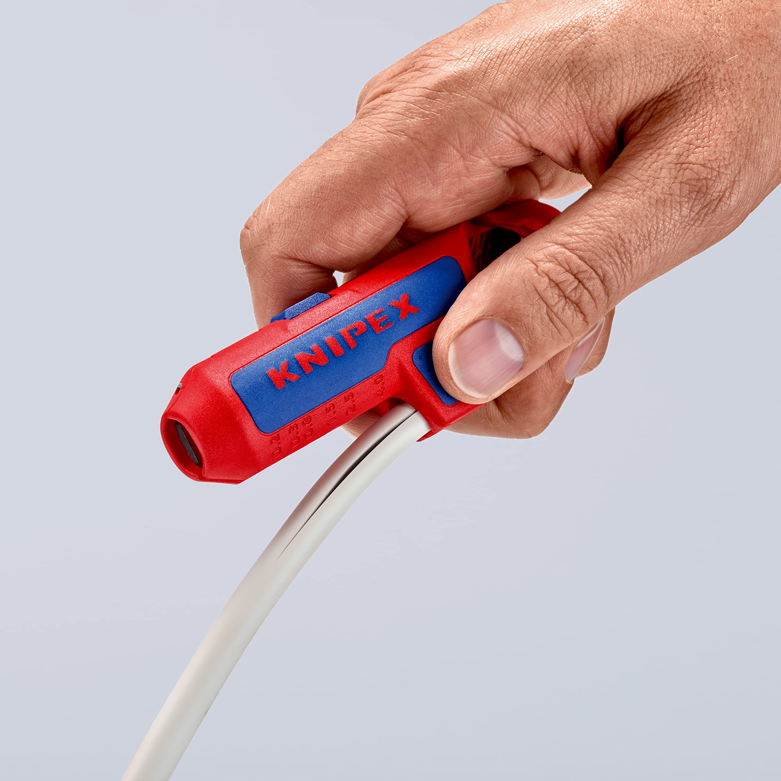 KNIPEX ErgoStrip Universal-Abmantelungswerkzeug 135 mm NYM-Kabel Abisolierer 16 95 01 SB