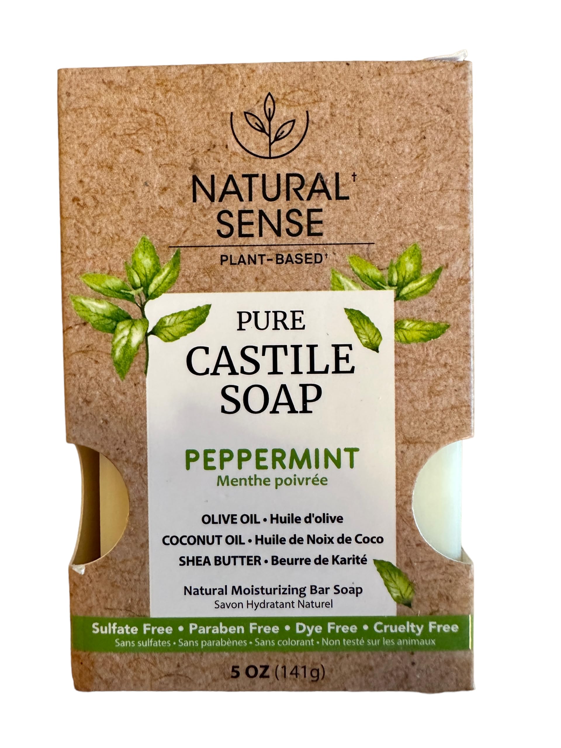 Natural Sense Pure Castile Soap Pepermint with Olive Oil