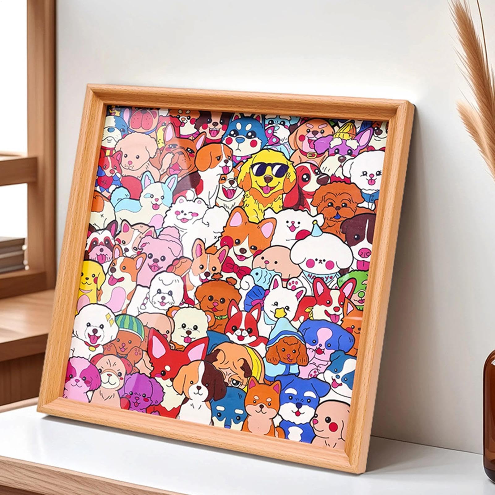 Pokoloruj Swoją Puzzle Dla Dzieci Kolorowanka Ramka Na Zdjęcia