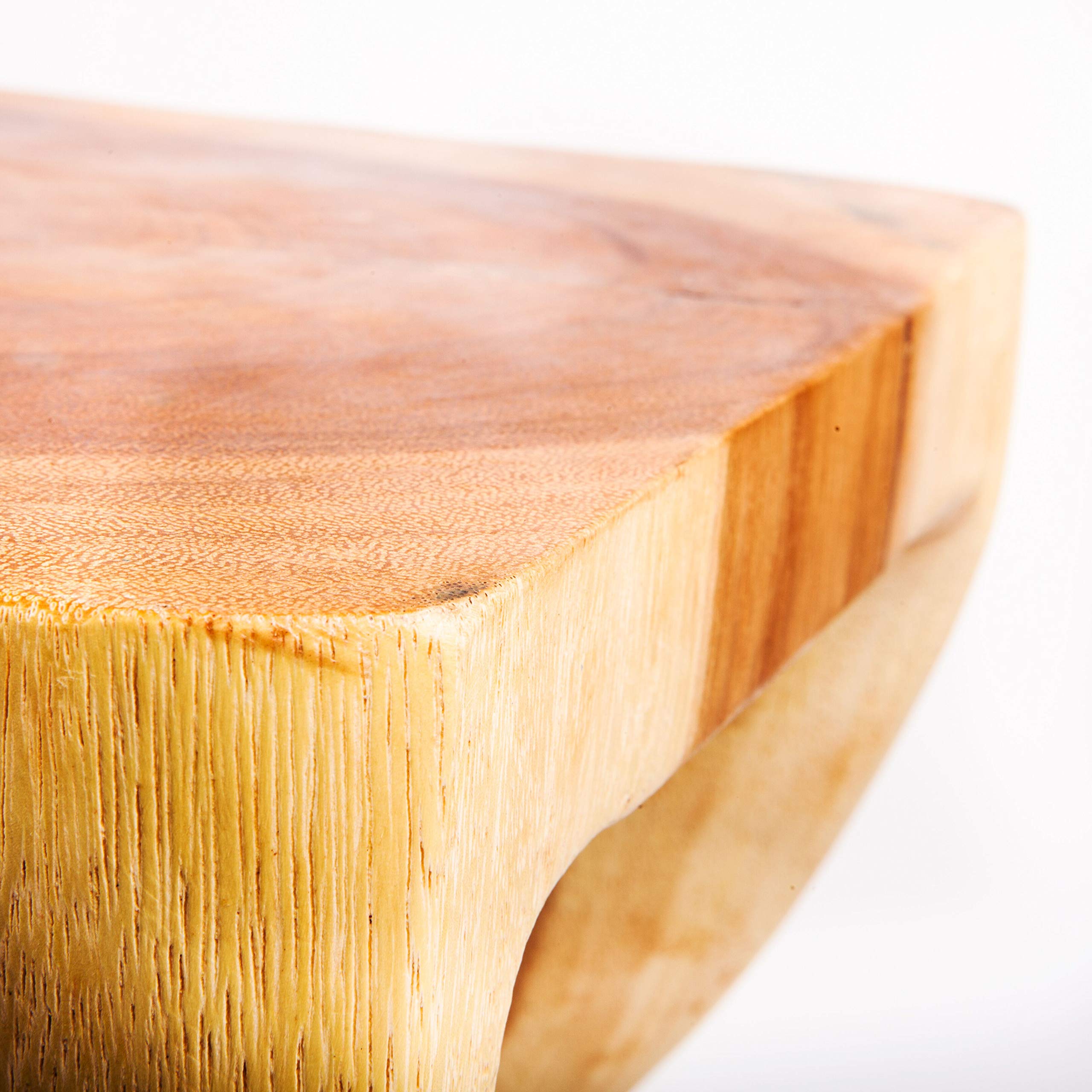 Colonne décorative en bois tourné peint