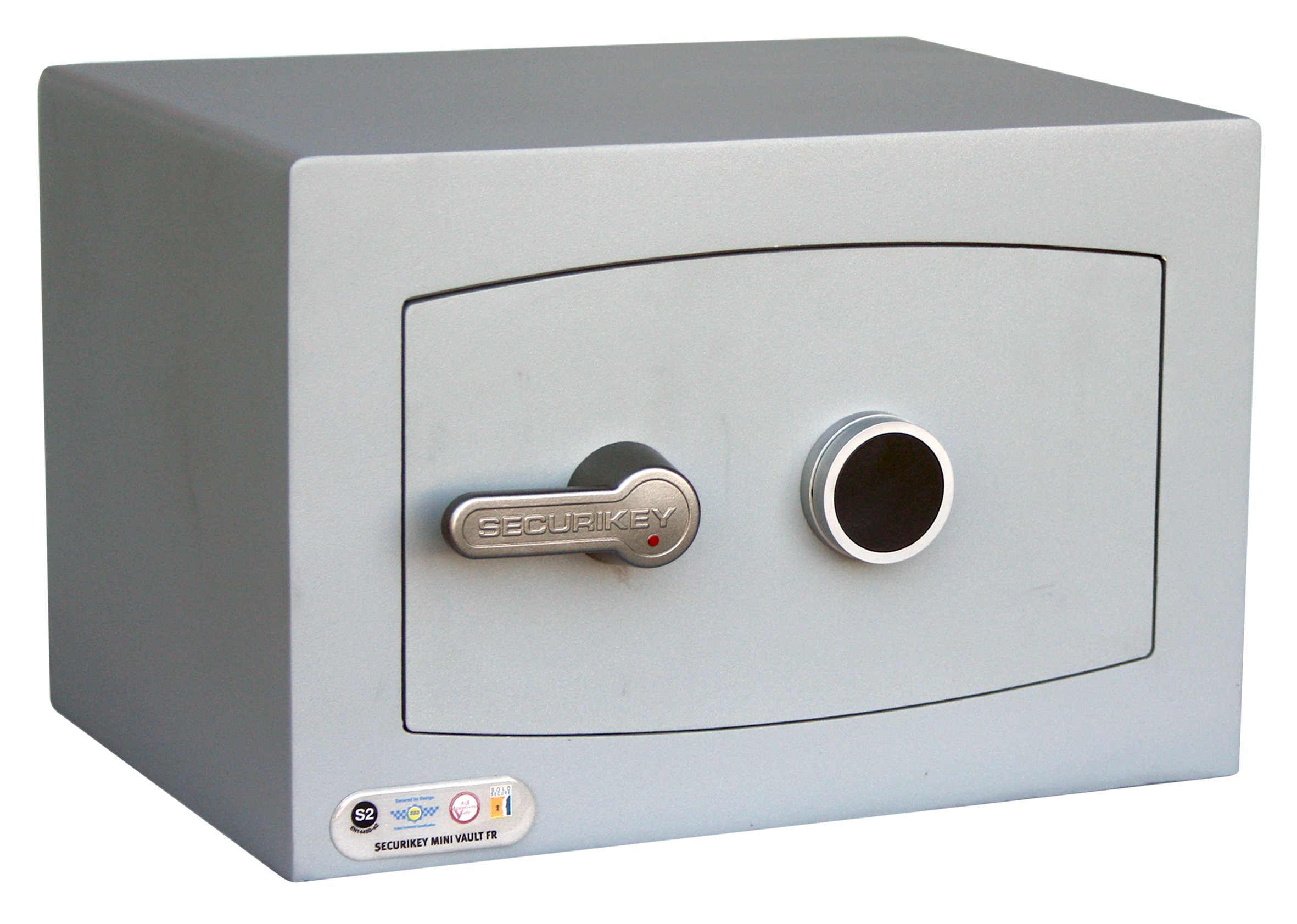 Fire Resistant Mini Vault Safe - Cash Valuables Safe - Key or Electronic Lock (Mini Vault 0 FR - Key Lock)